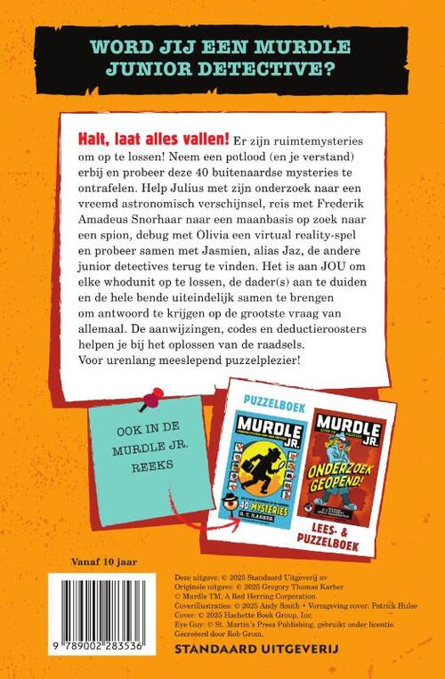 Murdle Jr Puzzelboek 2: Aan de lijn, klaar, speuren maar!