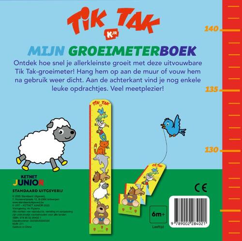 Tik Tak Mijn groeimeterboek
