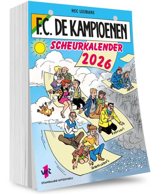 F.C. De Kampioenen scheurkalender 2026