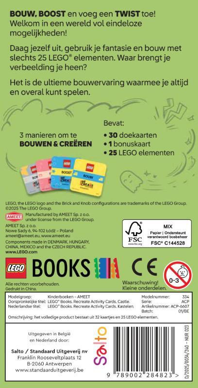 Lego ReCreate Activity Cards: Kastelen