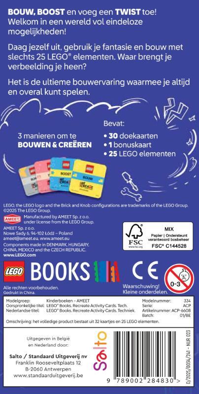 Lego ReCreate Activity Cards: Techniek