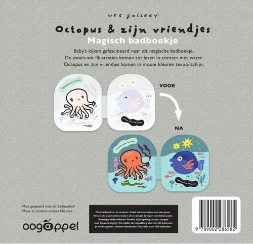 Octopus en zijn vriendjes - Magisch badboekje Wee Gallery