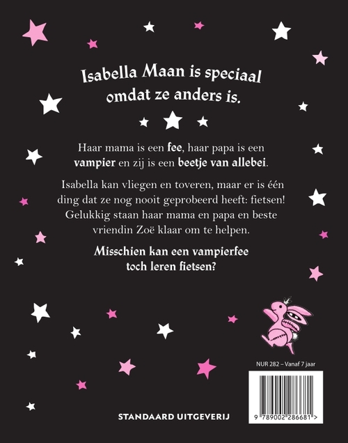 Isabella Maan leert fietsen