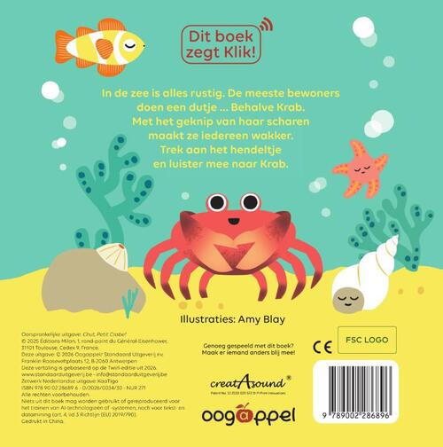 Klik-klik, ik ben een krab!