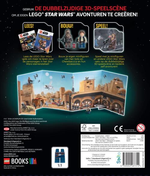 Uitklappen en spelen: Han Solo en Chewie in actie