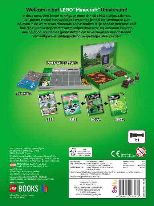 LEGO® Minecraft® Bouw je avontuur. Kies je eigen weg
