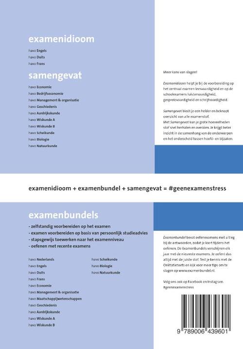 Examenidioom Engels havo