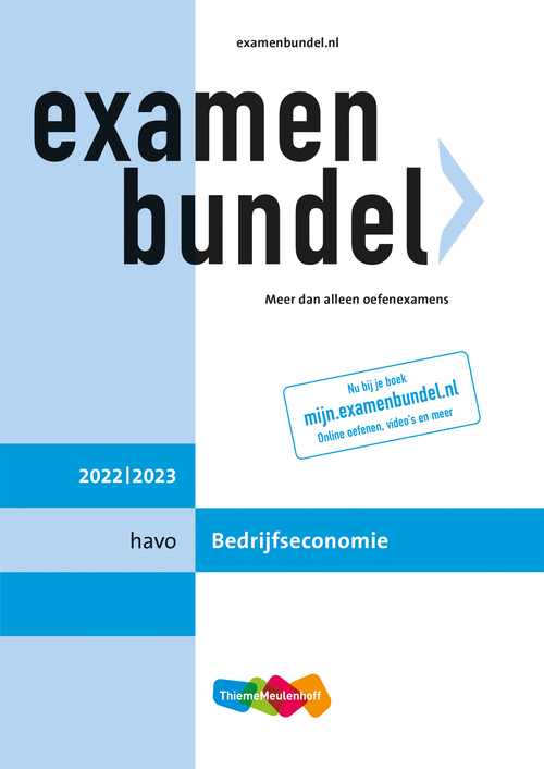 Examenbundel havo Bedrijfseconomie 2022/2023