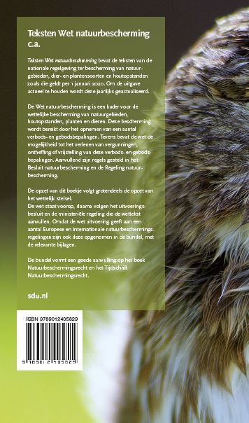 Teksten Wet natuurbescherming c.a. Editie 2020