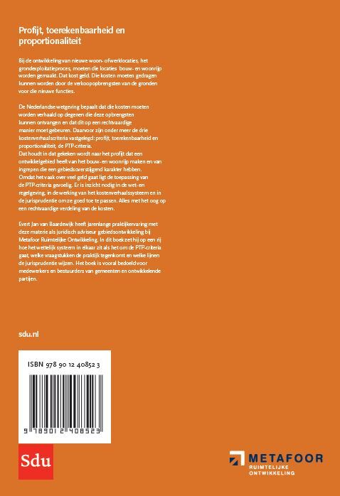 Profijt, toerekenbaarheid en proportionaliteit (PTP-criteria)