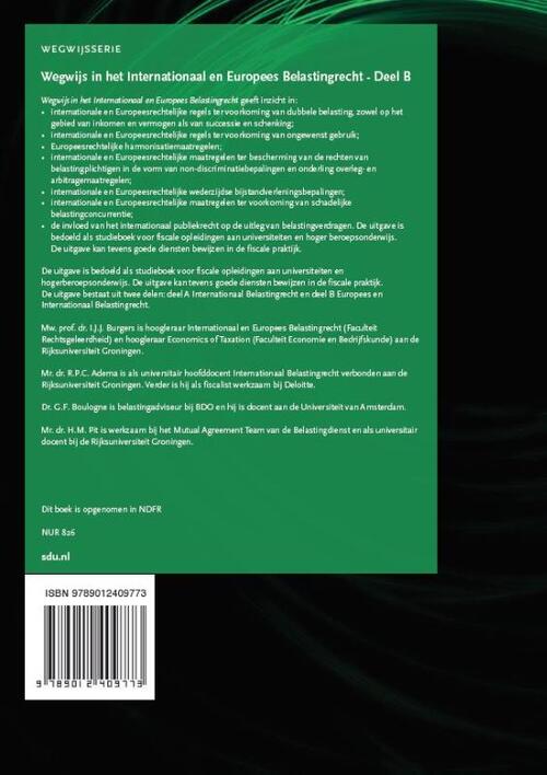 Wegwijs in het Internationaal en Europees Belastingrecht - deel B