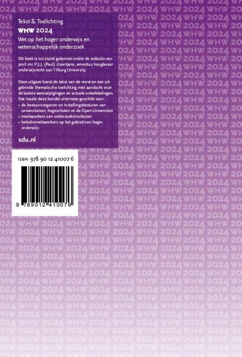 WHW 2024 Tekst & Toelichting