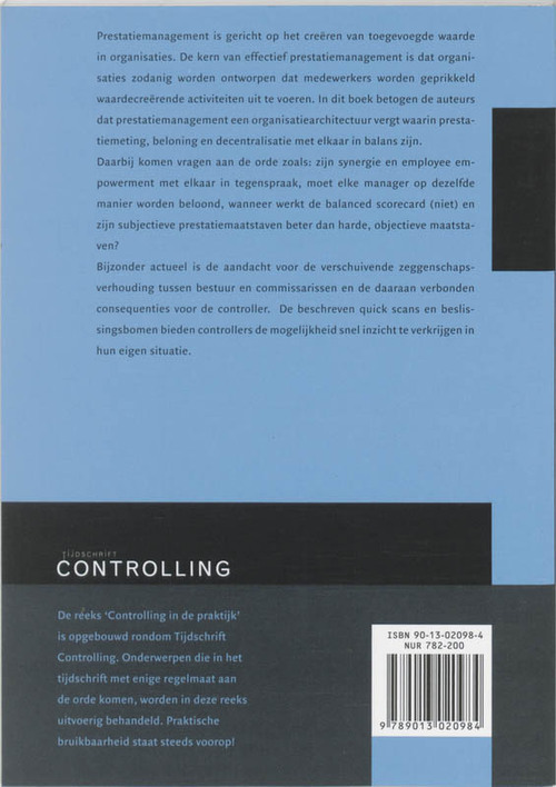 Prestatiemanagement voor organisaties in balans