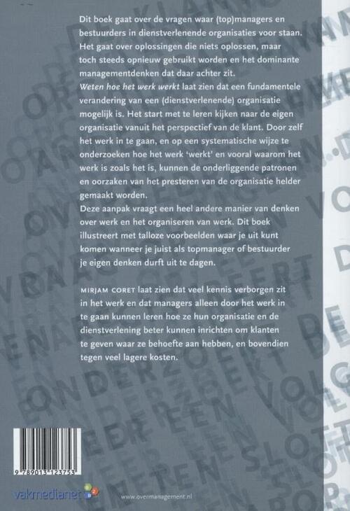 Weten hoe het werk werkt