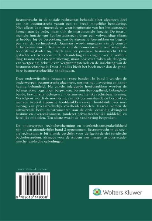 Bestuursrecht in de sociale rechtsstaat