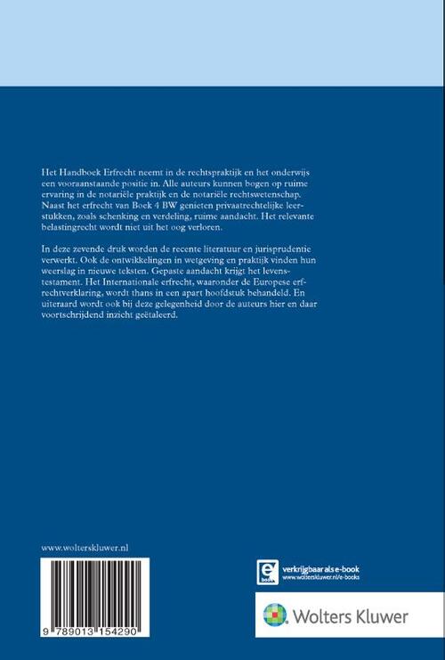 Handboek Erfrecht