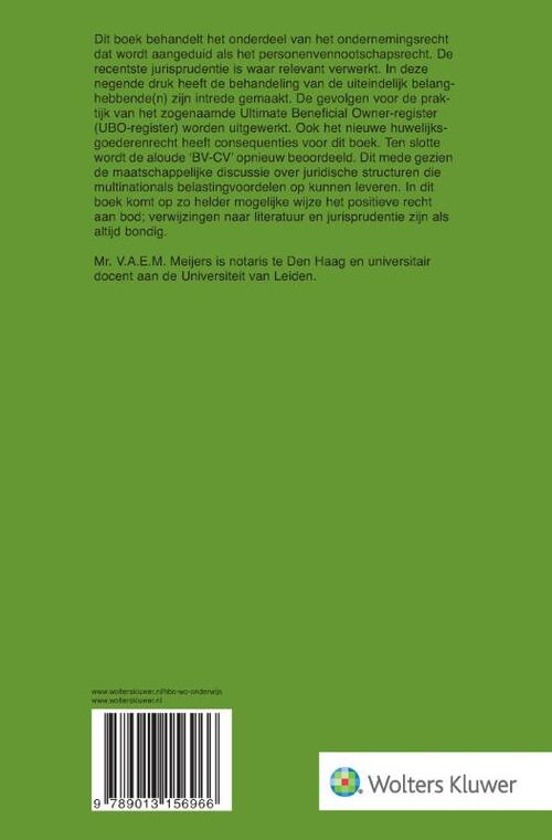 Van personenvennootschappen