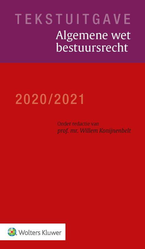 Tekstuitgave Algemene wet bestuursrecht 2020/2021