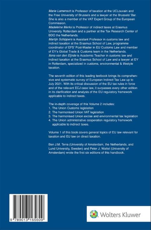Studenteneditie European Tax Law Volume II