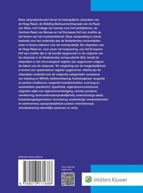 Uitspraken insolventierecht