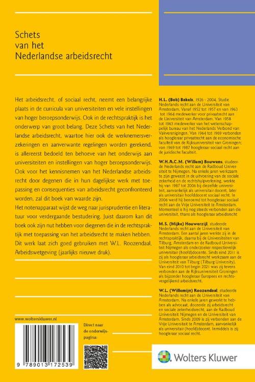 Schets van het Nederlandse arbeidsrecht