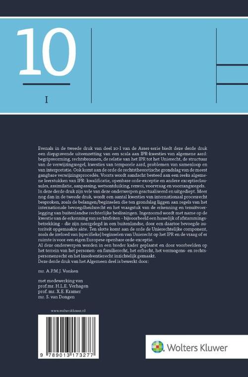 Asser 10-I Algemeen deel IPR