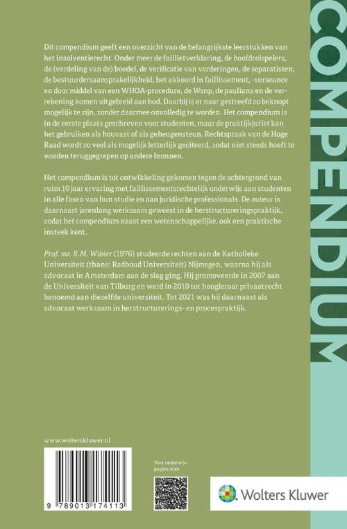 Compendium van het Nederlands insolventierecht
