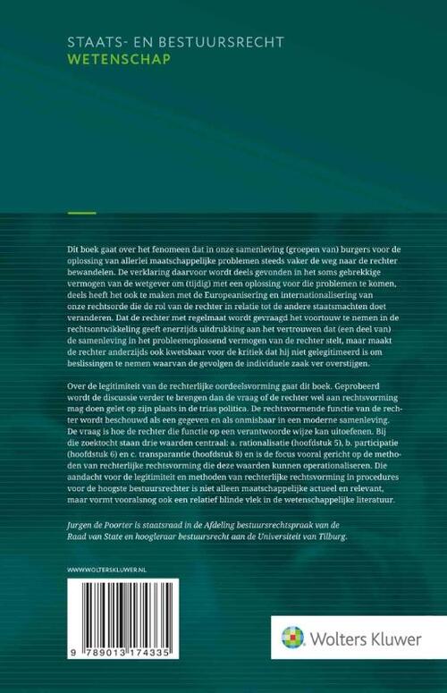 Legitimiteit en rechtsvorming door de hoogste algemene bestuursrechter