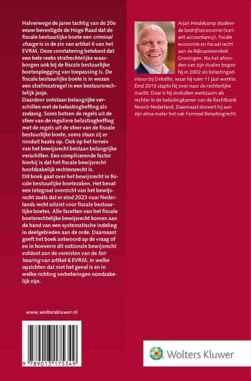 Bewijsrecht in fiscale bestuurlijke boetezaken