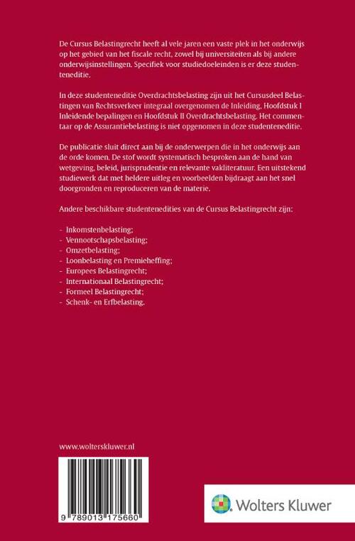 Cursus belastingrecht