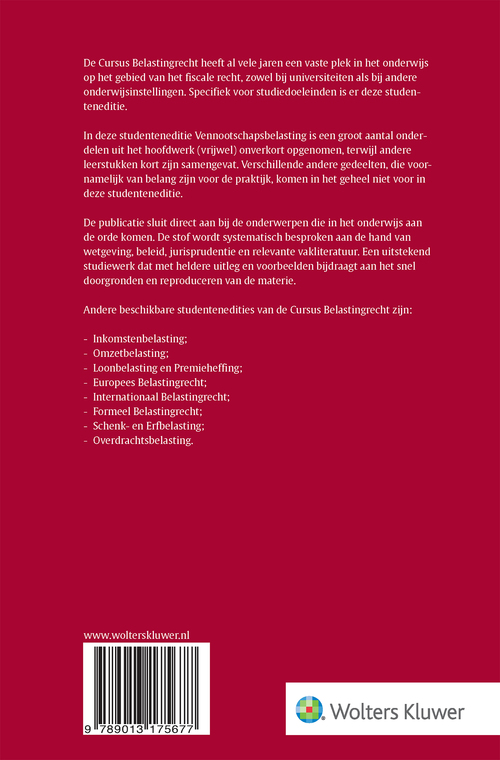 Cursus belastingrecht