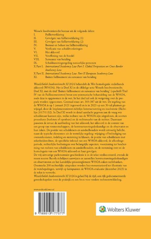 Buiten faillissement en surseance van betaling