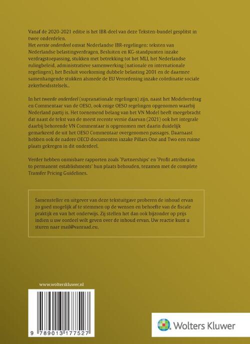 Teksten Internationaal belastingrecht
