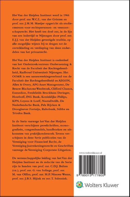 Geschriften vanwege de Vereniging Corporate Litigation