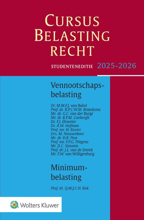 Cursus belastingrecht Vennootschapsbelasting