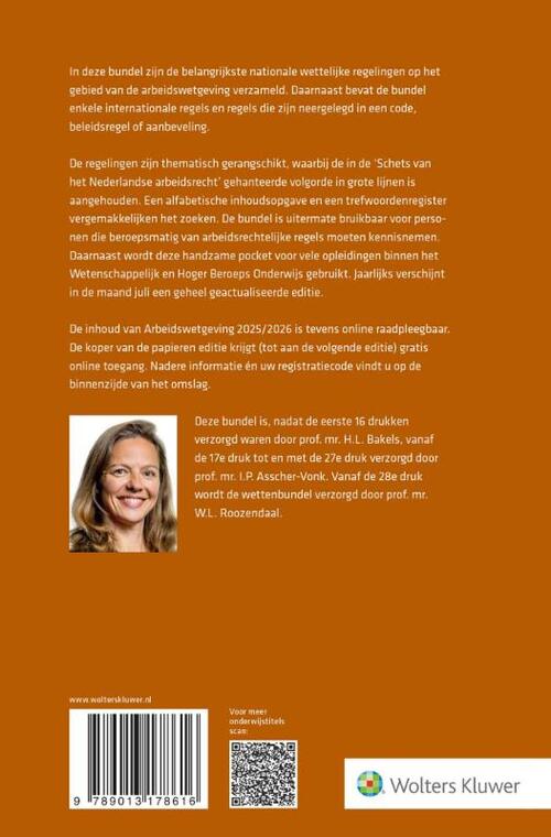 Arbeidswetgeving 2025/2026