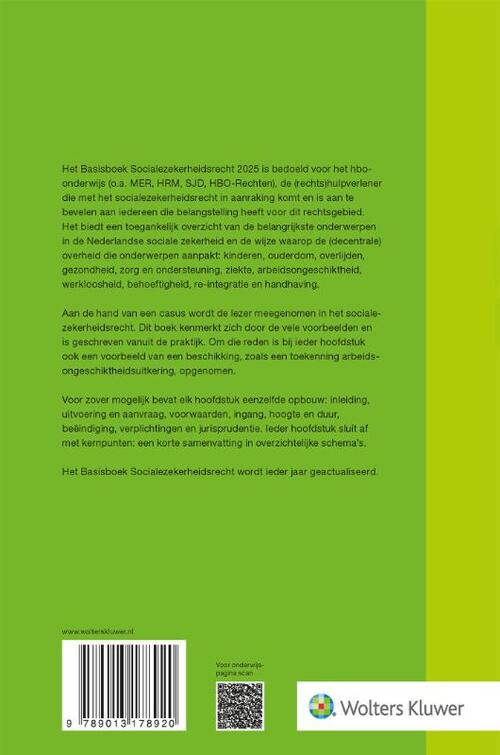 Basisboek Socialezekerheidsrecht 2025
