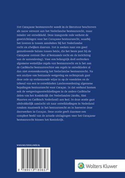 Groeirichtingen voor het Curaçaose bestuursrecht