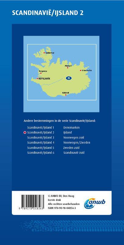 ANWB Wegenkaart Scandinavië/IJsland 2. IJsland
