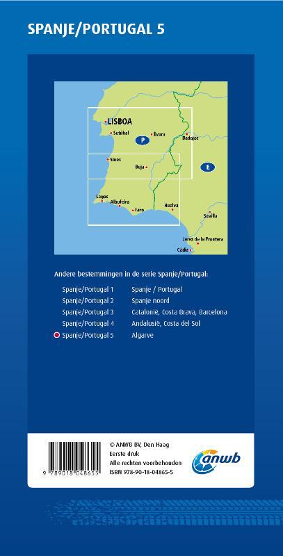 ANWB*Wegenkaart Spanje/Portugal 5. Algarve