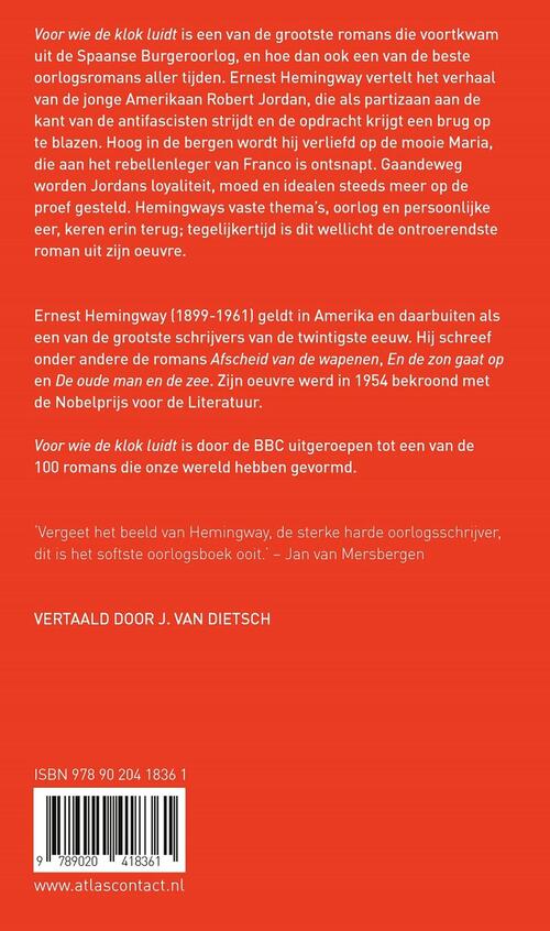 Voor wie de klok luidt