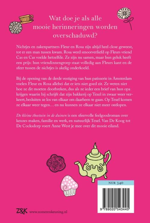 De kleine theetuin in de duinen