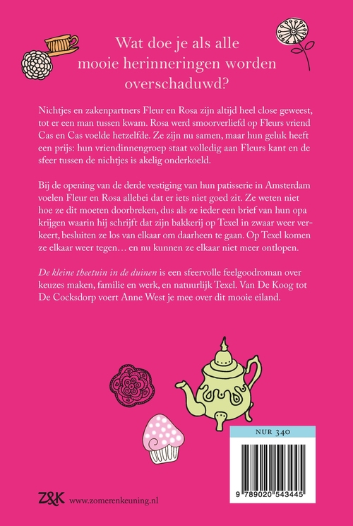 De kleine theetuin in de duinen