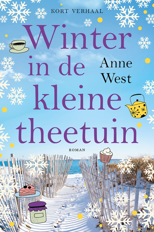 Winter in de kleine theetuin