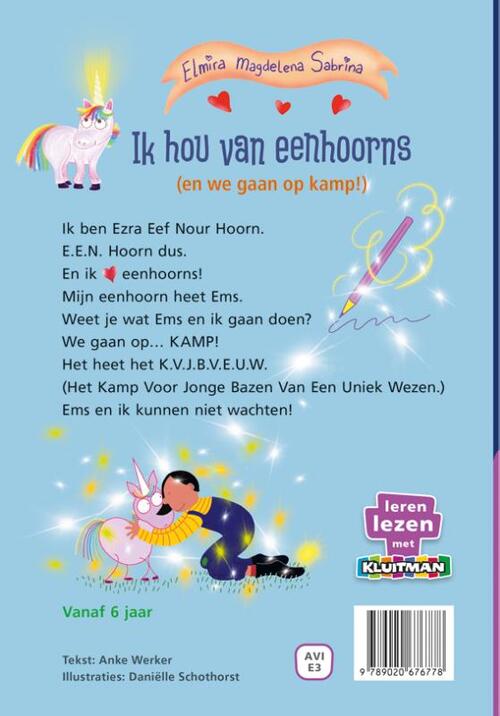 Ik hou van eenhoorns (en we gaan op kamp!)