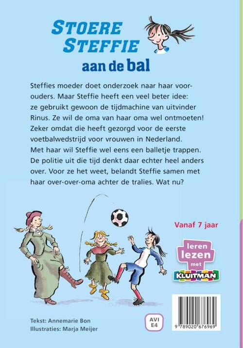 Stoere Steffie aan de bal