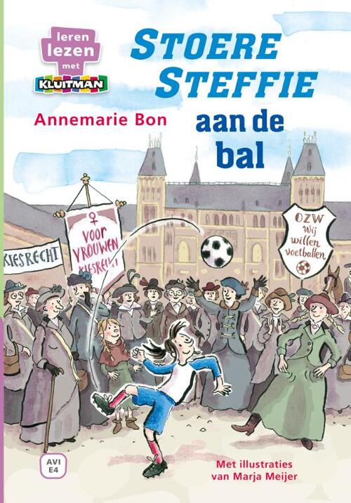 Stoere Steffie aan de bal