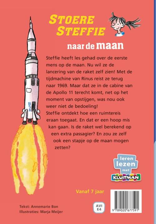Stoere Steffie naar de maan