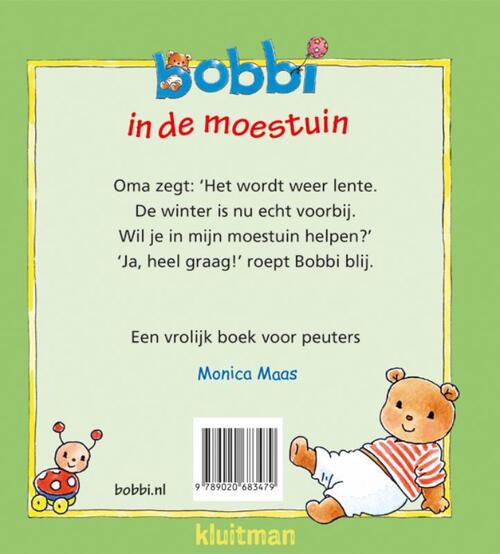 Bobbi in de moestuin