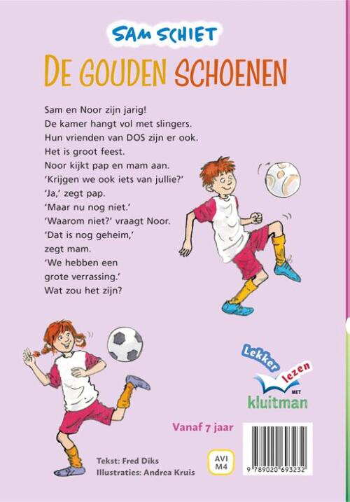 Sam schiet. De gouden schoenen